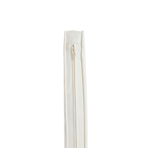 Conjunto de 6 cadeiras de jardim com almofadas AZZANELLO Madeira de acácia Branco creme