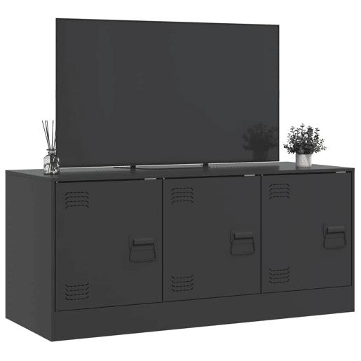 Móvel de TV - Modulo de TV - Armário de TV 99x39x44 aço preto
