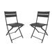 Acomoda Textil – Silla Plegable de Acero. (Pack 2 Unidades) Acomoda Textil – Silla Plegable de Acero. (Pack 2 Unidades) Negro