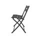 Acomoda Textil – Silla Plegable de Acero. (Pack 2 Unidades) Acomoda Textil – Silla Plegable de Acero. (Pack 2 Unidades) Negro