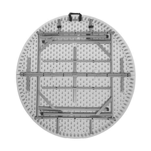 Pack de 3 mesas redondas dobráveis u200Bu200Bportáteis de Ø150 cm da Thinia Home, a solução perfeita para suas atividades internas e externas.
