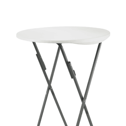 O Conjunto de 2 Mesas Redondas Dobráveis u200Bu200Bcom Capa da 7house é a solução ideal para dar um toque elegante e uniforme aos seus eventos.