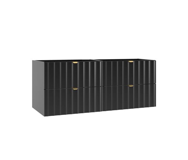 Mueble bajo lavabo 120cm lexa negro