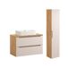 Conjunto mueble lavabo individual y columna Mallory 90 Conjunto mueble lavabo individual y columna Mallory 90 Madera