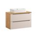 Conjunto mueble lavabo individual y columna Mallory 90 Conjunto mueble lavabo individual y columna Mallory 90 Madera