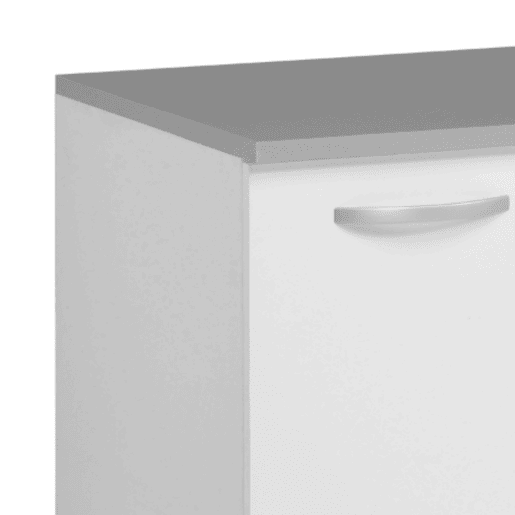 Módulo de Cozinha Inferior EKO 2 portas Branco Fosco 80x60 cm
