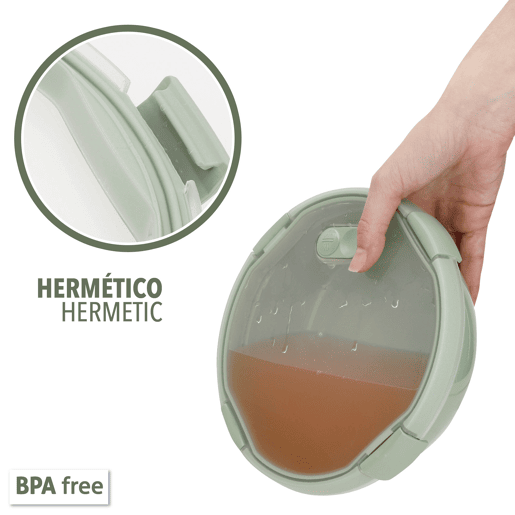 Curver Pack 6 recipientes herméticos Ø20x7 cm (1L) c tampas