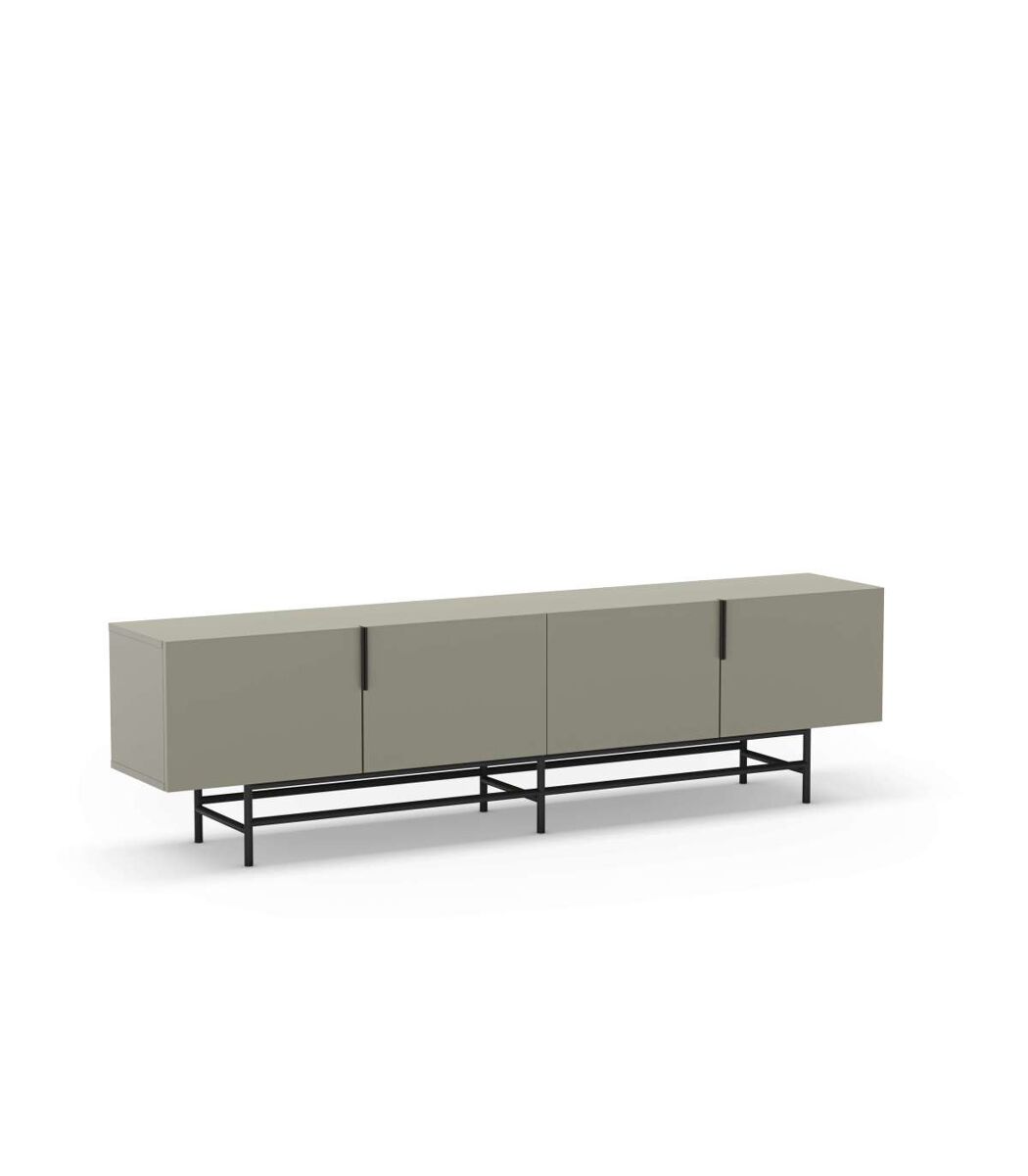 Mueble tv elena con diseño moderno y funcionalidad máxima 35 x 200 x 55 cm