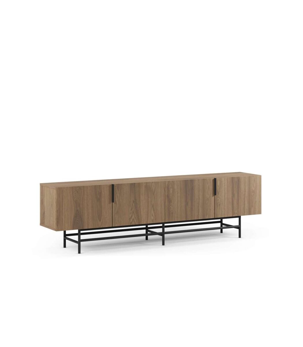 Mueble tv elena con diseño moderno y funcionalidad máxima 35 x 200 x 55 cm