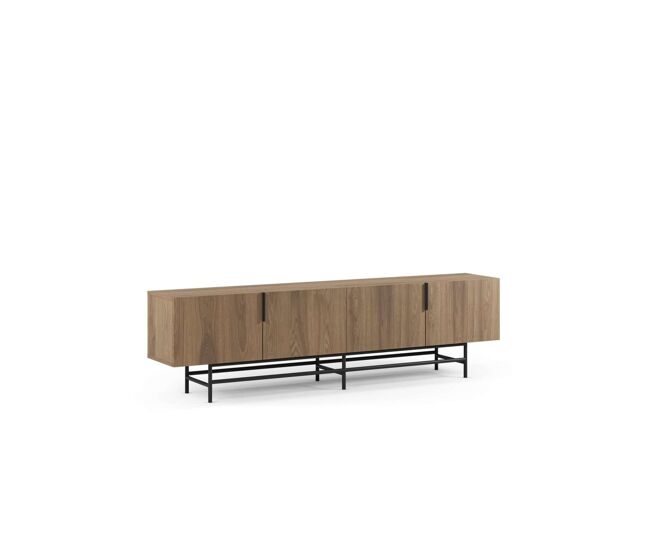 Mueble tv elena con diseño moderno y funcionalidad máxima 35 x 200 x 55 cm