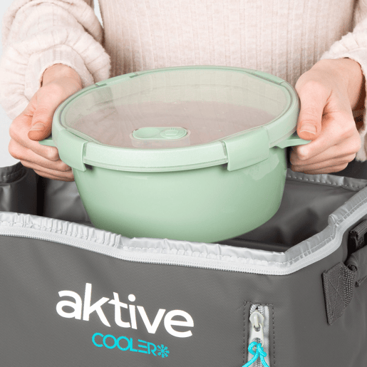 Curver Pack 6 recipientes herméticos Ø22x10 cm (1,6L) com tabuleiro e talheres