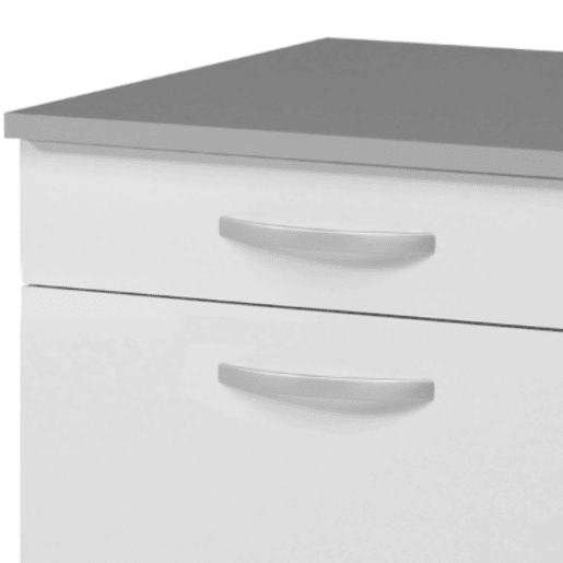 Módulo de Cozinha Inferior EKO 3 gavetas Branco Fosco 60x60 cm