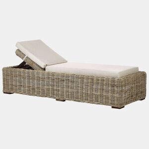 Espreguiçadeira com almofada PALESE Rattan Natural