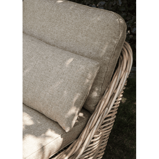 Espreguiçadeira com almofada BELSITO Rattan Natural
