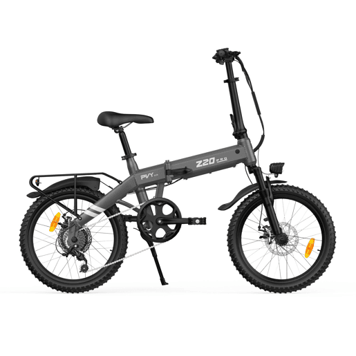 Bicicleta Elétrica PVY Z20 PRO EVO u2013 Motor 250W Bateria 36V14.5AH Pneus De 20 Polegadas Travões De Disco Mecânicos - Cinza Bicicleta Elétrica PVY Z20 PRO EVO u2013 Motor 250W Bateria 36V14.5AH Pneus De 20 Polegadas Travões De Disco Mecânicos - Cinza