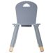 Silla Infantil Dormitorio Douceur Patas Silla Infantil Dormitorio Douceur Patas Gris/ Madera