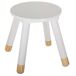 Conjunto Infantil Dormitorio Mesa y Taburete Conjunto Infantil Dormitorio Mesa y Taburete Blanco/ Madera