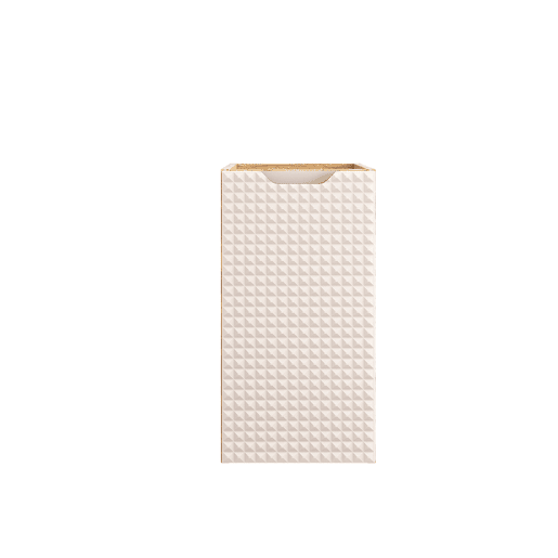 Meia-coluna 1 porta 30 cm Mallory Bege e madeira