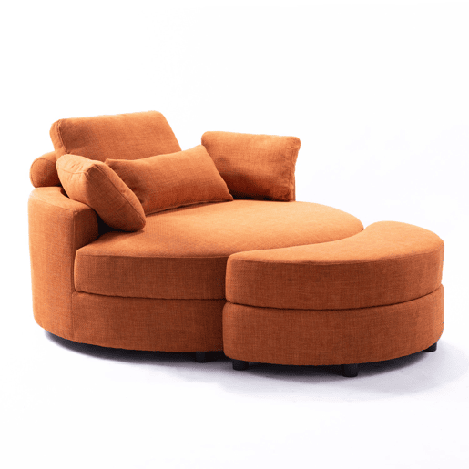 Cadeirão YHL Voyura Q-MYD-2306-DARKBROWN Estilo Moderno - Castanho Escur