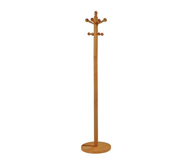 Perchero mod. 410 acabado lacado cerezo, 170 cm(alto)35 cm(ancho)35 cm(largo)