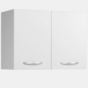 Módulo de cozinha superior 80 cm EKO 2 portas branco fosco módulo de armazenamento moderno