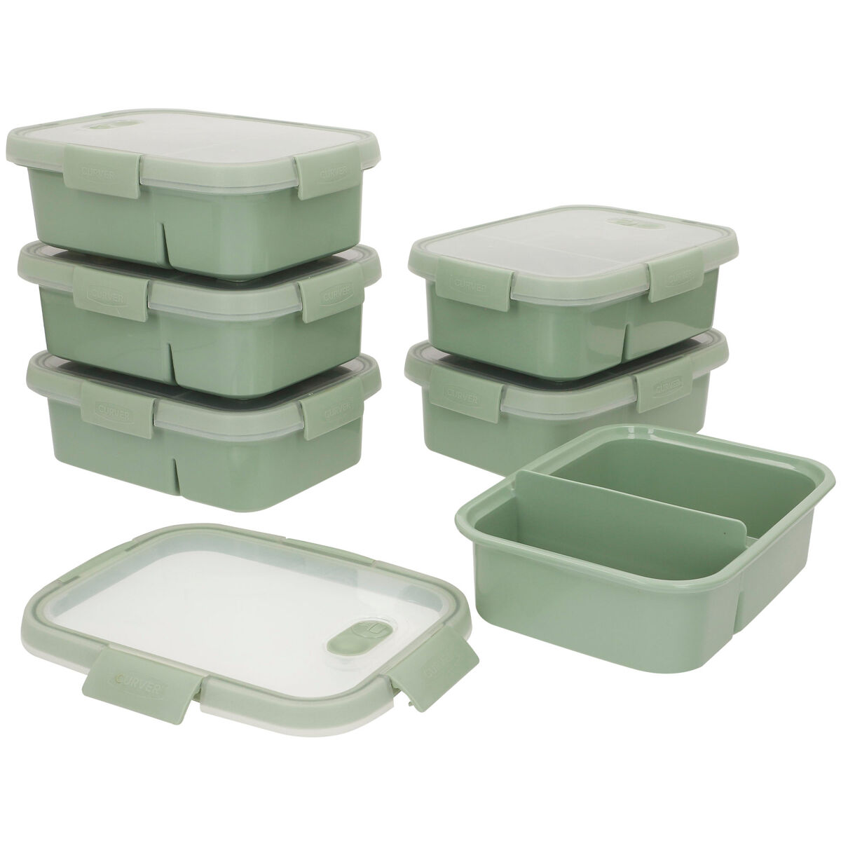 Curver Pack 6 recipientes herméticos (0,6+0,3L)