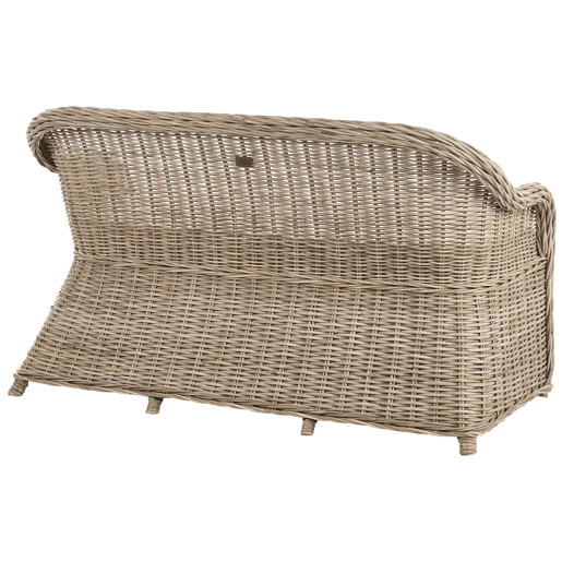 Sofá de jardim 2 lugares SUSUA Rattan Natural