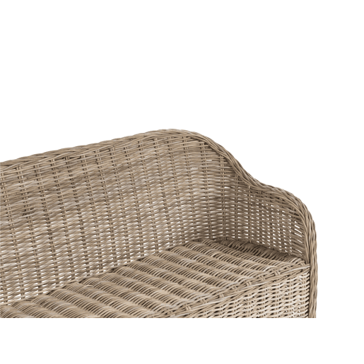 Sofá de jardim 2 lugares SUSUA Rattan Natural
