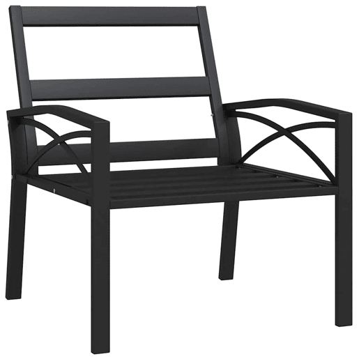 vidaXL Cadeiras de jardim c almofadões cor areia 2 pcs 68x76x79cm aço