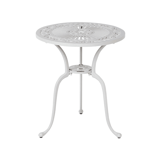 Mesa bistrô DASCIO 61 cm 61 cm Metal Branco creme