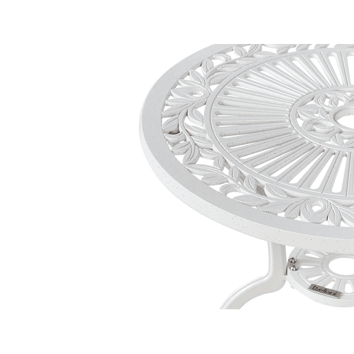 Mesa bistrô DASCIO 61 cm 61 cm Metal Branco creme