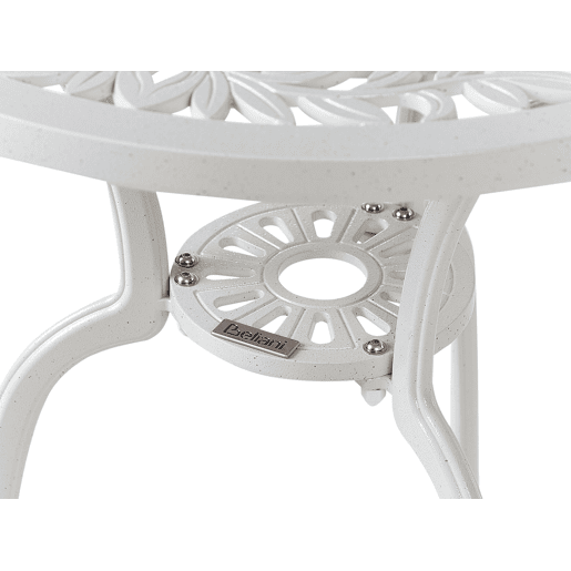 Mesa bistrô DASCIO 61 cm 61 cm Metal Branco creme
