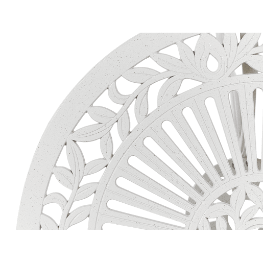 Mesa bistrô DASCIO 61 cm 61 cm Metal Branco creme