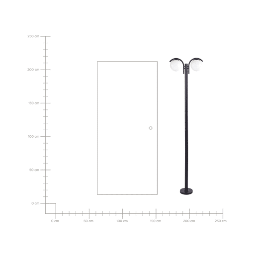 Beliani Poste de iluminação KULSI Beliani Poste de iluminação KULSI