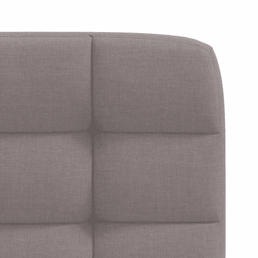 vidaXL Cadeiras de jantar 2 pcs tecido cinzento-acastanhado