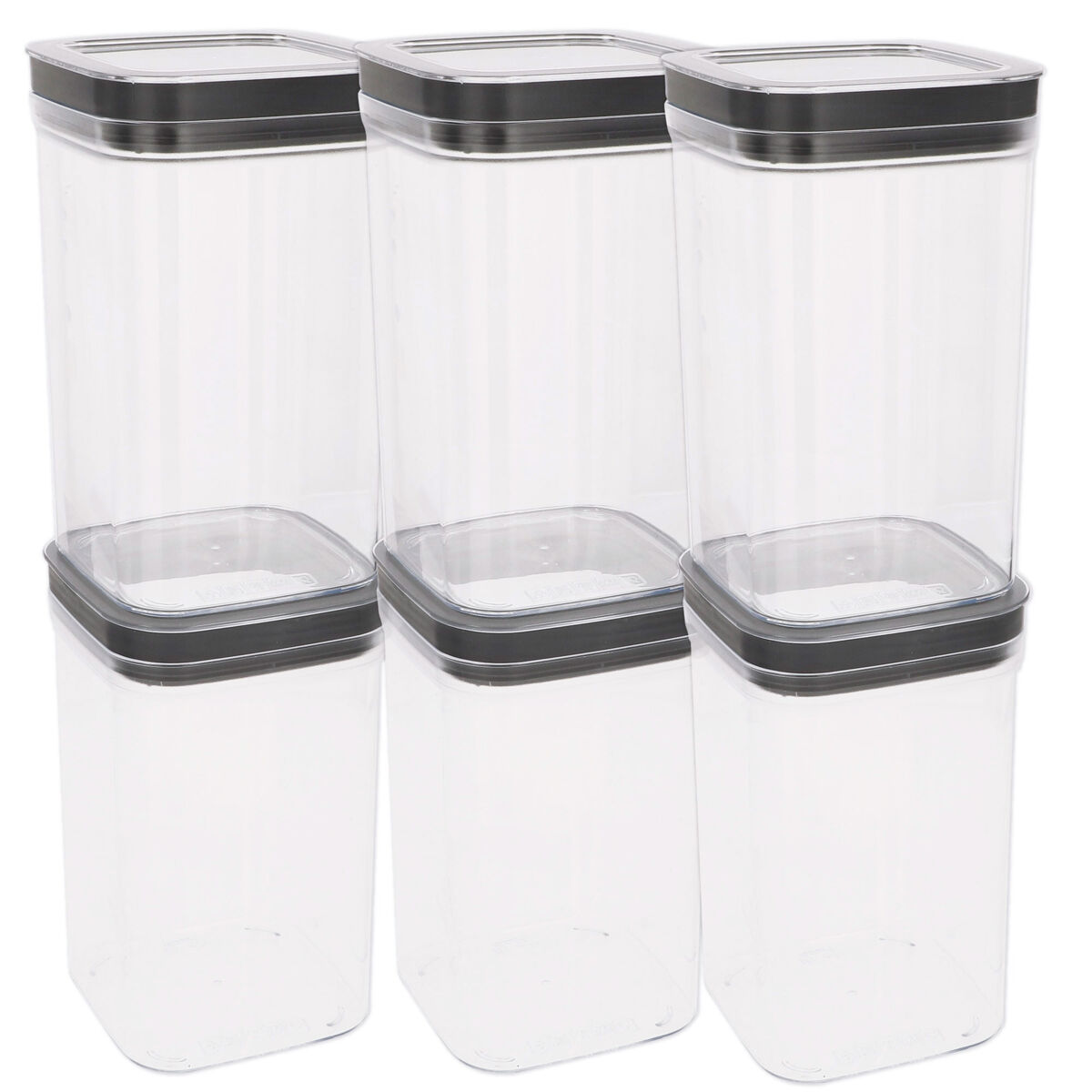 Curver Pack 6 botes plástico herméticos multiusos