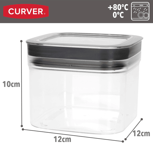 Curver Pack 6 frascos de plástico herméticos multiusos (0,8L)
