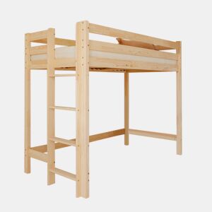 Cama de meia altura 90x190 com base de ripas incluída Anaëlle Bois