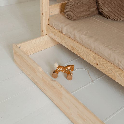 Beliche 90x190 com bases de ripas e gaveta incluídas Anaëlle Bois