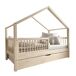 Cama cabaña barandilla somier y cajón incluidos Rosalie 199x99 Cama cabaña barandilla somier y cajón incluidos Rosalie 199x99 Madera