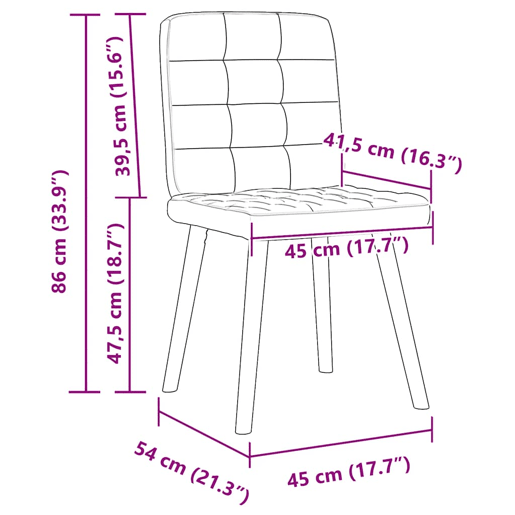 vidaXL Cadeiras de jantar 4 pcs tecido preto vidaXL Cadeiras de jantar 4 pcs tecido preto