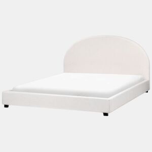 Cama Tecido VAUCLUSE 180 x 200 cm Branco creme