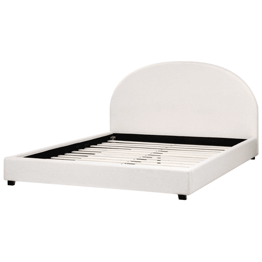 Cama Tecido VAUCLUSE 180 x 200 cm Branco creme