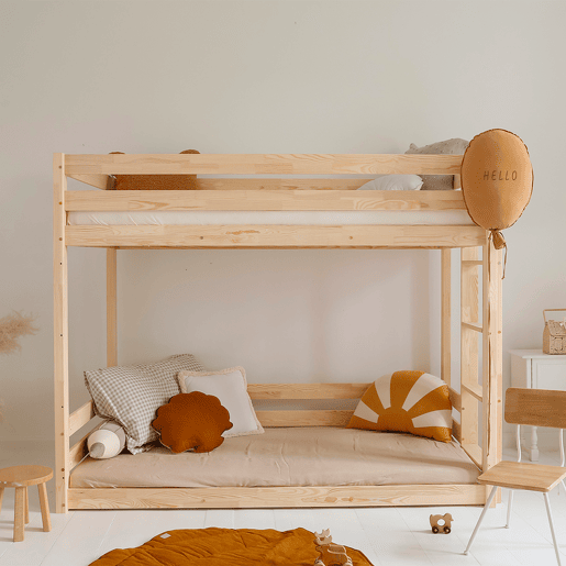 Beliche 90x200 no solo com bases de ripas incluídas Anaëlle Bois