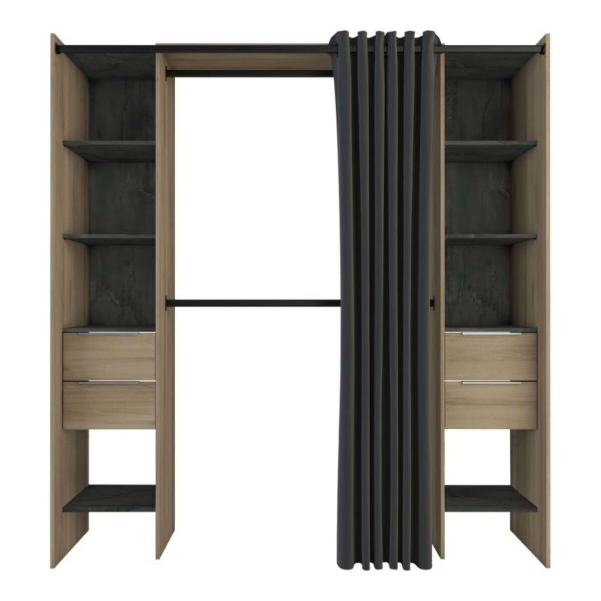 Vestidor Abierto Dana para Habitación Moderna