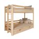 Cama litera con somier y cajón Anaëlle 213x99 Cama litera con somier y cajón Anaëlle 213x99 Natural