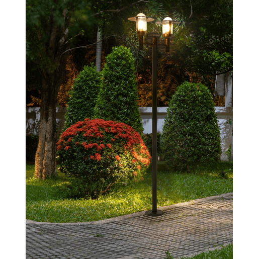 Beliani Poste de iluminação TIZU