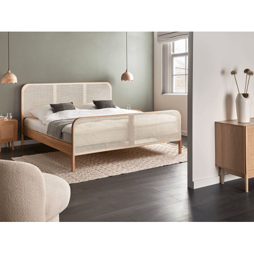 Cama Pinho GONFARON 180 x 200 cm Castanho claro