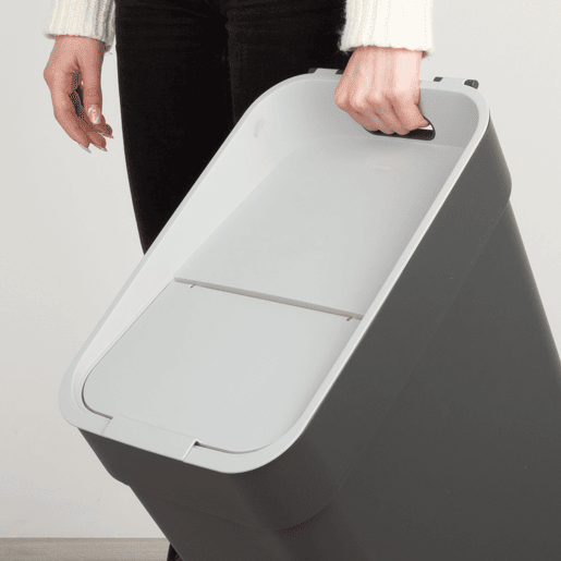 Curver Pack 4 contentores de reciclagem Ready To Collect (30L + 20L + 10L + 5L) cinzento