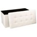 Puf Plegable Doble Lysandre Terciopelo Contemporáneo Puf Plegable Doble Lysandre Terciopelo Contemporáneo Beige